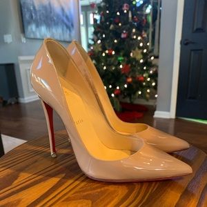 Nude Christian Louboutin 120 heels